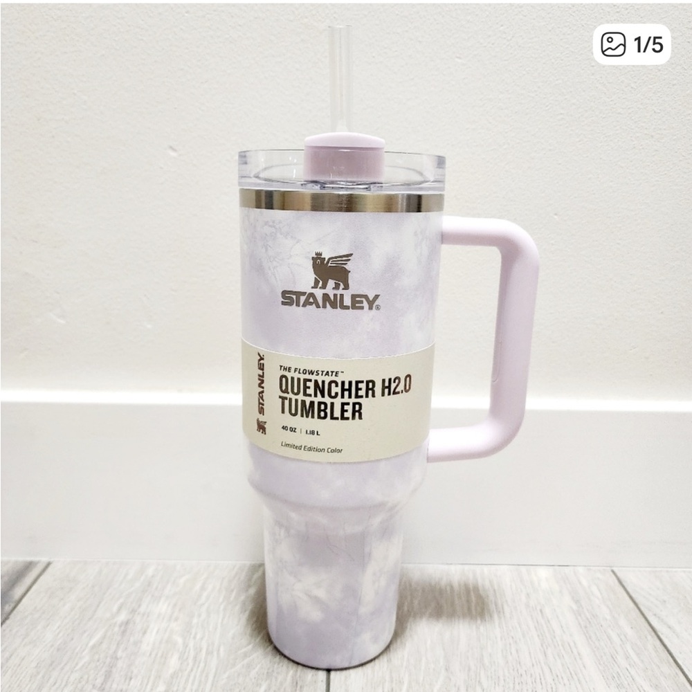 Stanley Adventure 40oz Stainless Steel Quencher Travel Tumbler Wisteria Tie Dye